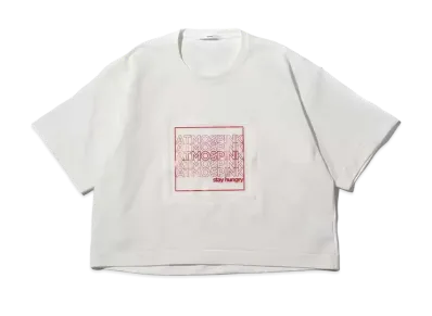 atmos pink Film T-Shirt "White"