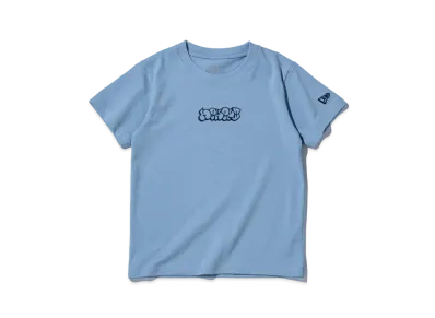 NEW ERA Child Short Sleeve Cotton T-shirt Bubble Logo "Mist Blue"