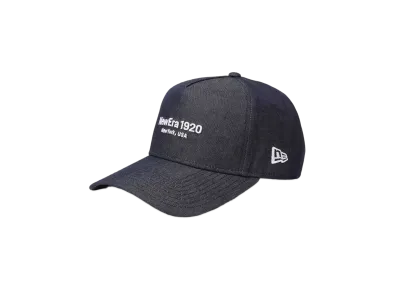 NEW ERA Golf Women's 9Forty A-Frame Long Visor Sustainable Fabric Denim "Navy"