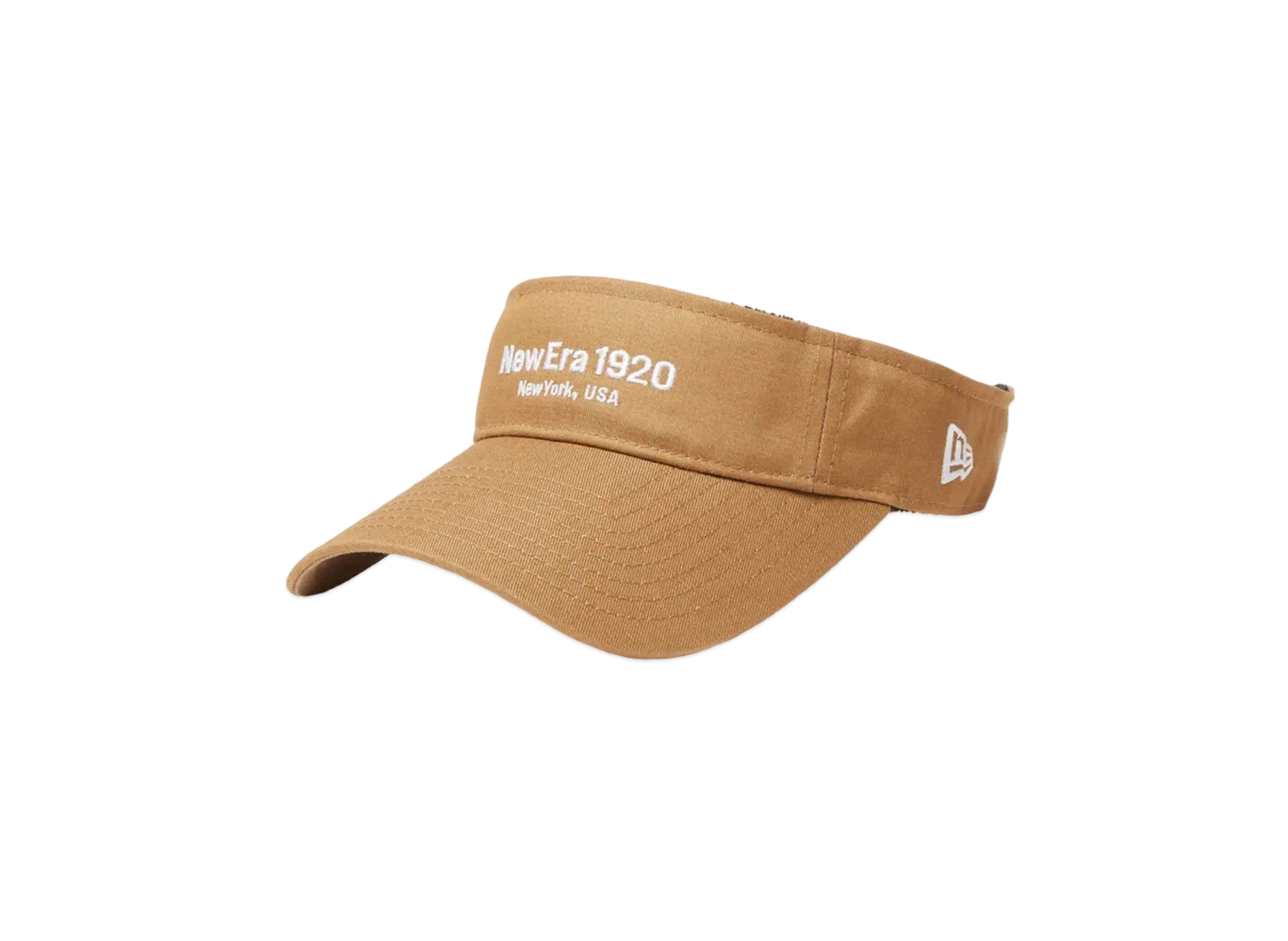 NEW ERA Golf Women's Sun Visor Long Visor Sustainable Fabric Denim "Beige"