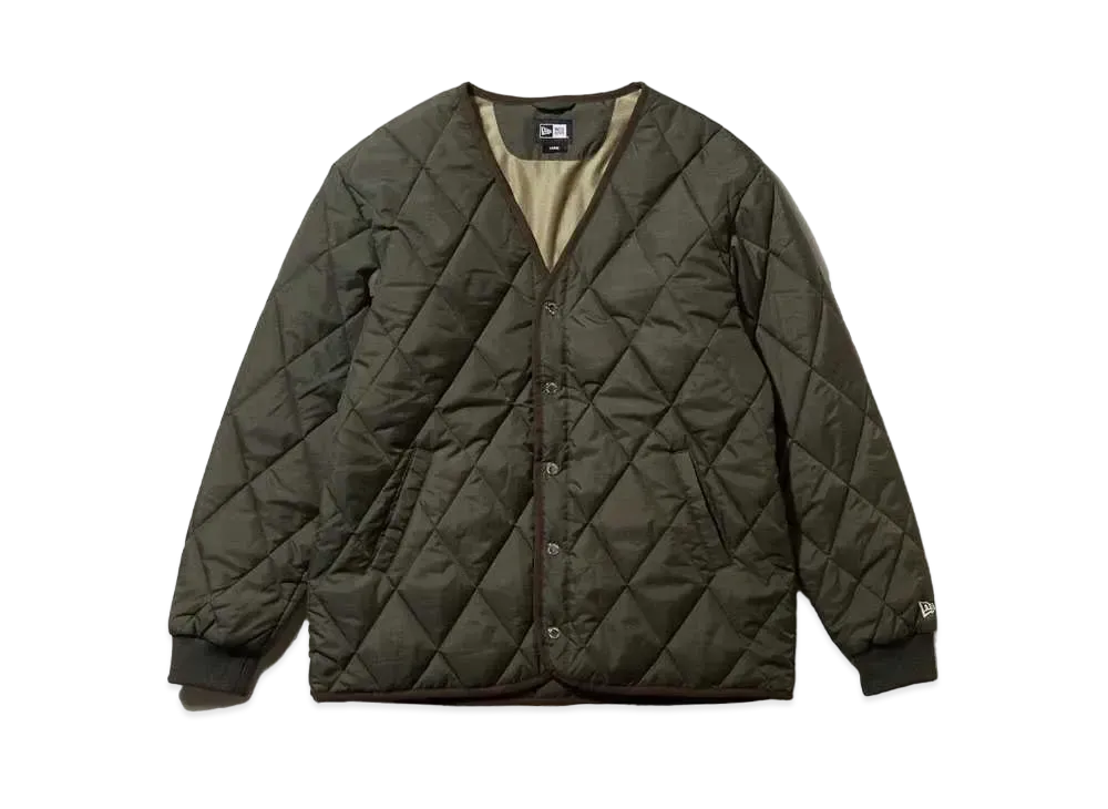 NEW ERA Golf Insulated Cardigan Jacket Quilting "Olive"