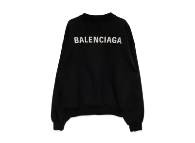 BALENCIAGA Back Logo Sweatshirt "Black"