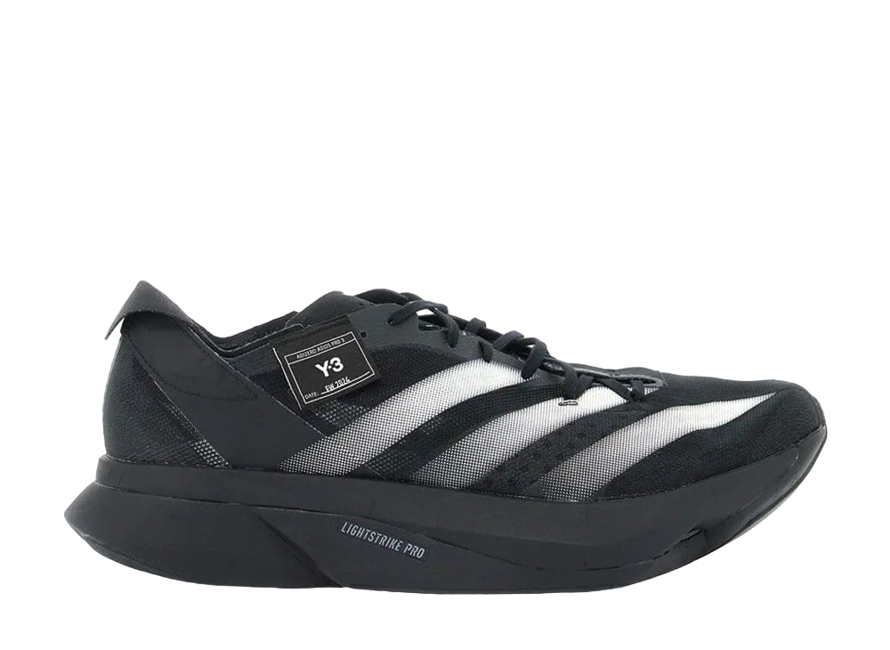 アディダス ワイスリー アディオス プロ3 "ブラック/ホワイト"