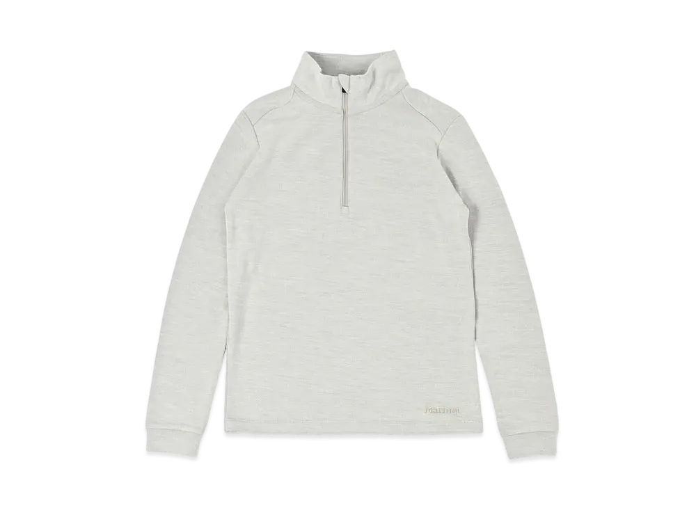 Marmot Women's Climb Wool Skin Half-zip Long Sleeve "Oatmeal"