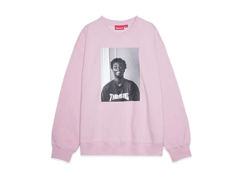 Supreme THRASHER スウェット ピンク Supreme x Thrasher Crewneck 