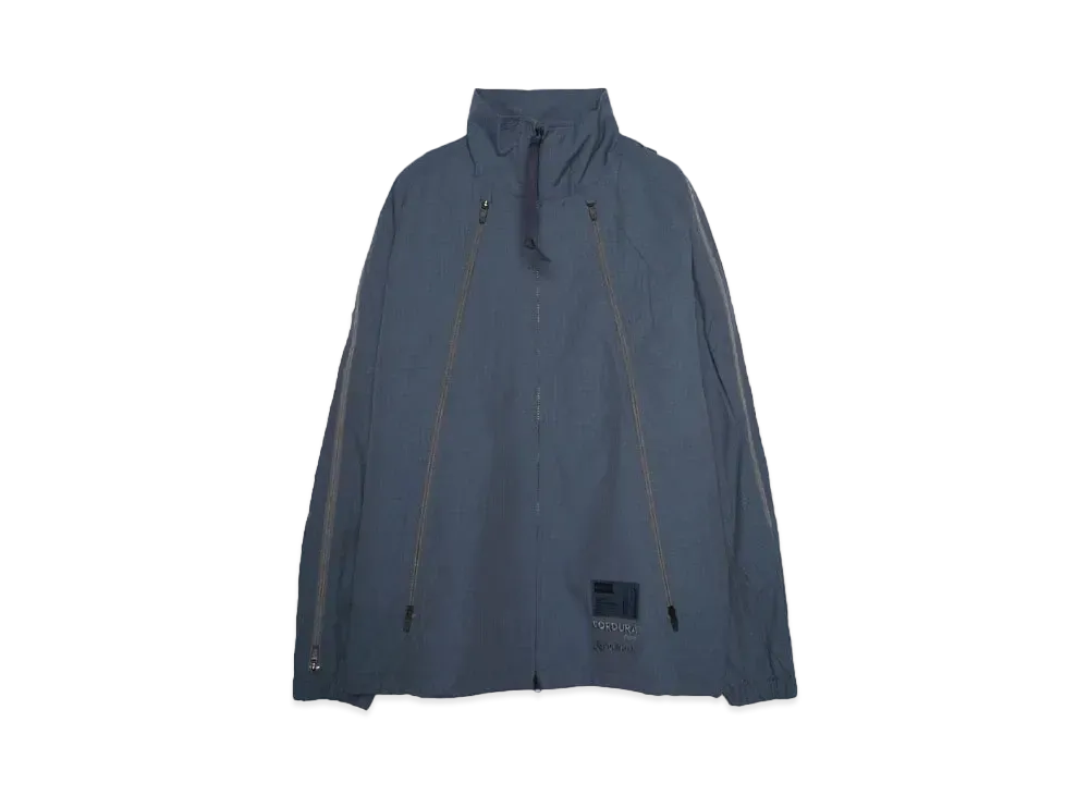 WILDTHINGS x POLIQUANT THE SWCS ADJUSTABLE ZIPPERED TRACK JACKET / CORDURA®Fabric and POLARTEC® "GREY.B"