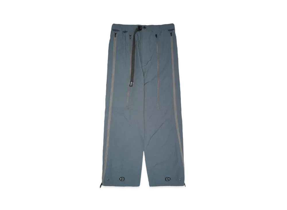 WILDTHINGS x POLIQUANT THE SWCS ADJUSTABLE ZIPPERED TRACK PANTS / CORDURA®Fabric "GREY.B"