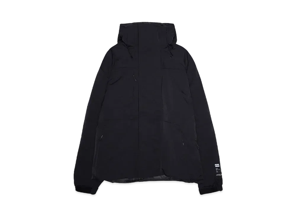 WILDTHINGS x POLIQUANT THE SWCS HOODED INSULATED JACKET / CORDURA®Fabric and PRIMALOFT® "BLACK"