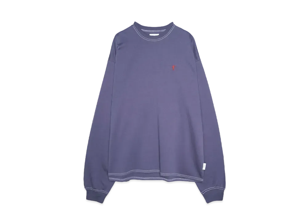 BASICKS "Heart Cowboy" Embroidery Long T-shirt "REDBLK"