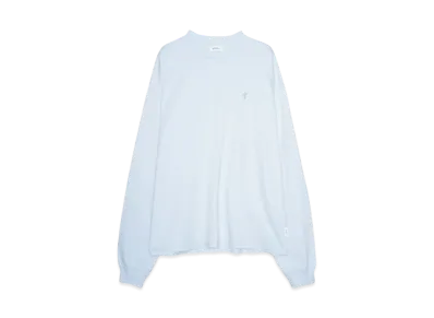 BASICKS "Heart Cowboy" Embroidery Long T-shirt "ICEBLU"