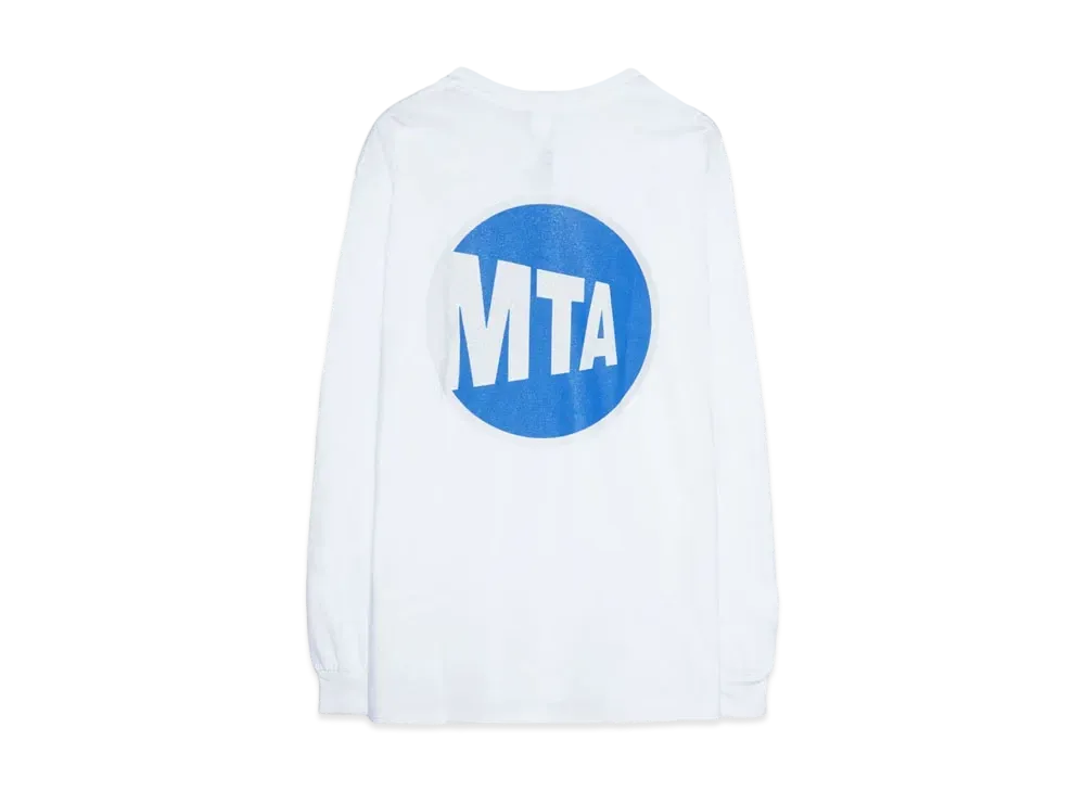 MTA x LFYT LOGO L/S TEE "WHITE"