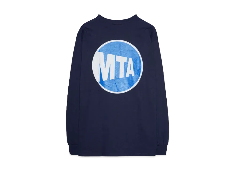 MTA x LFYT LOGO L/S TEE "NAVY"