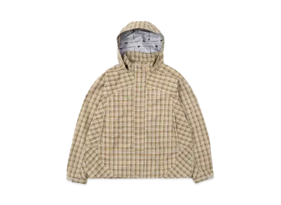 HUF OG Logo Pack Fall 24 3L Shell Jacket "Putty Plaid"