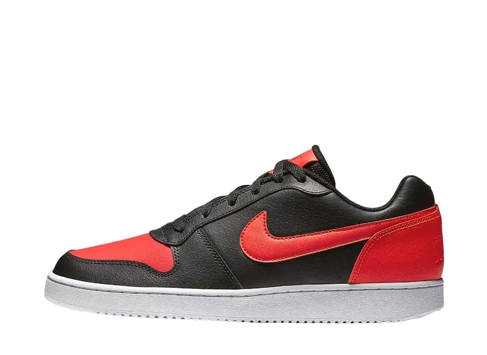 ナイキ エバノン ロー "ブラック/ホワイト/ハバネロレッド"