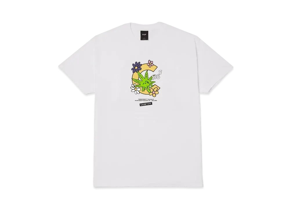 HUF x CASETiFY Green Buddy T-shirt "White"