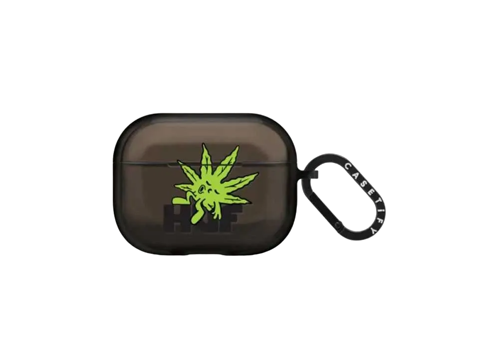 HUF x CASETiFY Green Buddy Earbuds Case Impact Case (AirPods Pro 1st Generation) "Black"