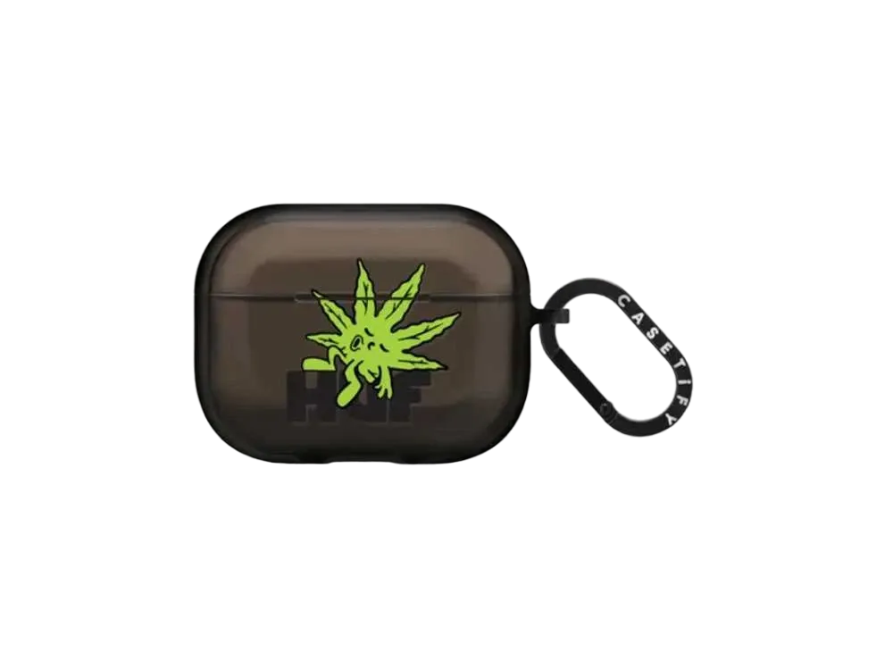 HUF x CASETiFY Green Buddy Earbuds Case Impact Case (AirPods Pro 2st Generation) "Black"