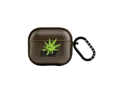 HUF x CASETiFY Green Buddy Earbuds Case Impact Case (AirPods Pro 3st Generation) "Black"