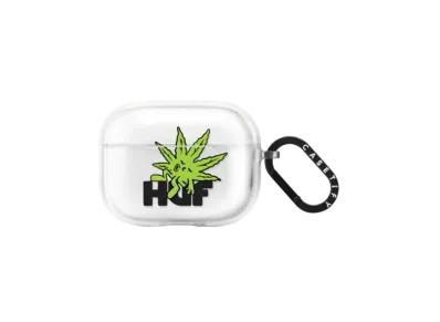 HUF x CASETiFY Green Buddy Earbuds Case Impact Case (AirPods Pro 2st Generation) "Frost"