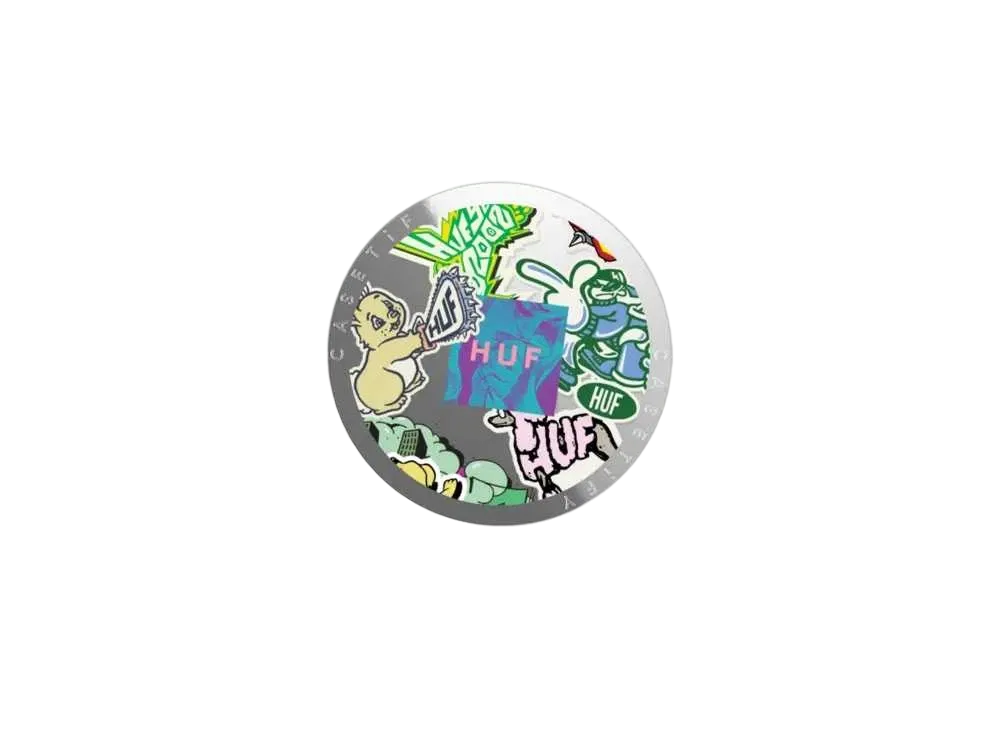 HUF x CASETiFY Animal Sticker Snappy Mirror Grip Stand "Silver"