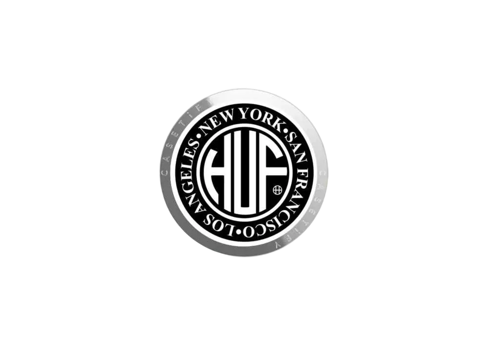 HUF x CASETiFY White Logo Snappy Mirror Grip Stand "Silver"