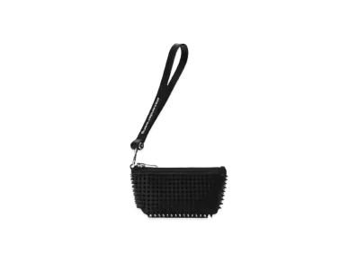 Alexander Wang Rubberized Spike Coin Purse "Black"