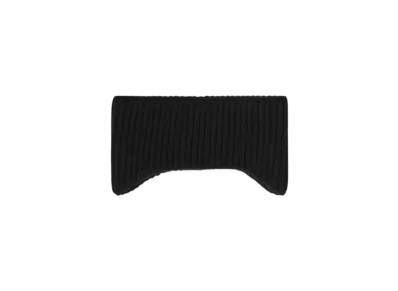 Alexander Wang Logo Stretch Rib Wool Earmuffs Beanie "Black"