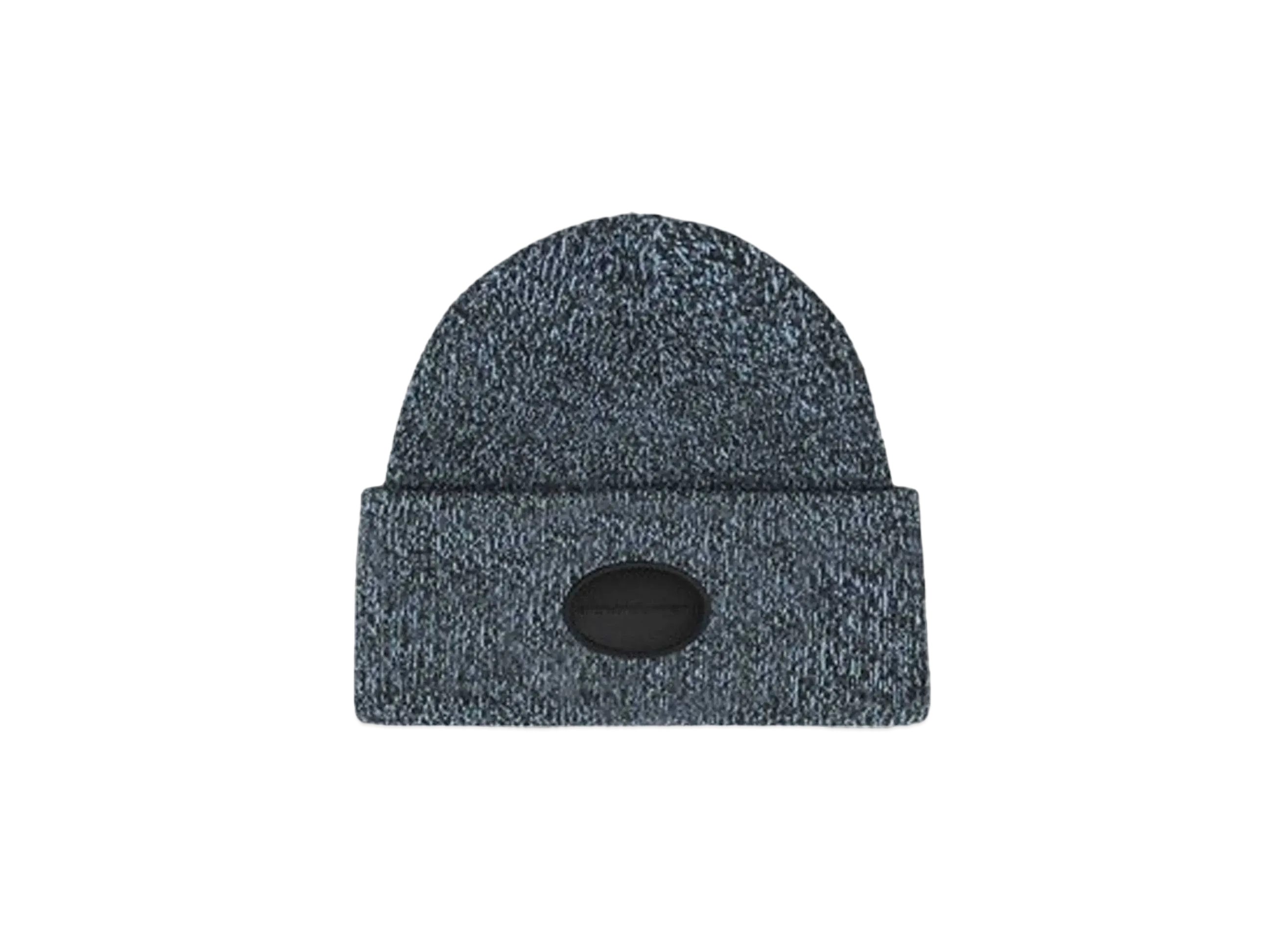 Alexander Wang Dome Logo Stretch Rib Wool Beanie "Oxford Blue"