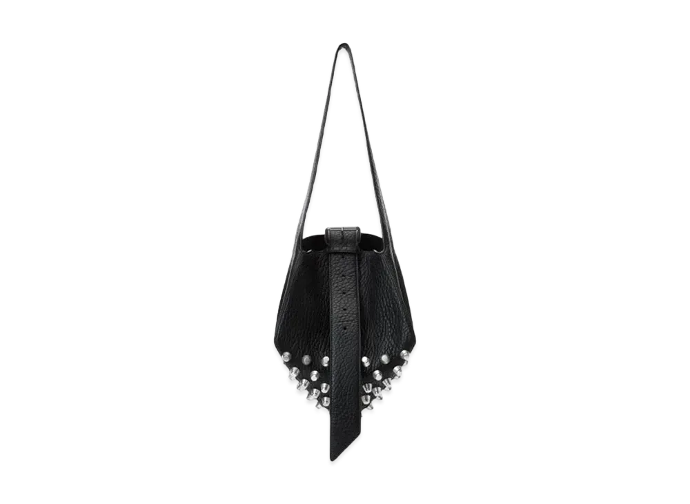 Alexander Wang Rex Lambskin Leather Medium Hobo Bag "Black"