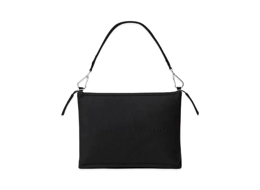 Alexander Wang Punch Nylon Canvas Shoulder Bag "Black"