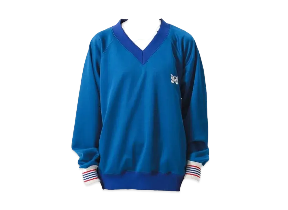 Needles BEAMS BOY Exclusive Track V-Neck Pullover "Blue"