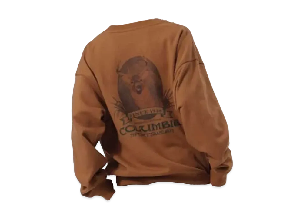 BEAMS x Columbia Exclusive Bush Brush Slope Crewneck Sweat "Brown"