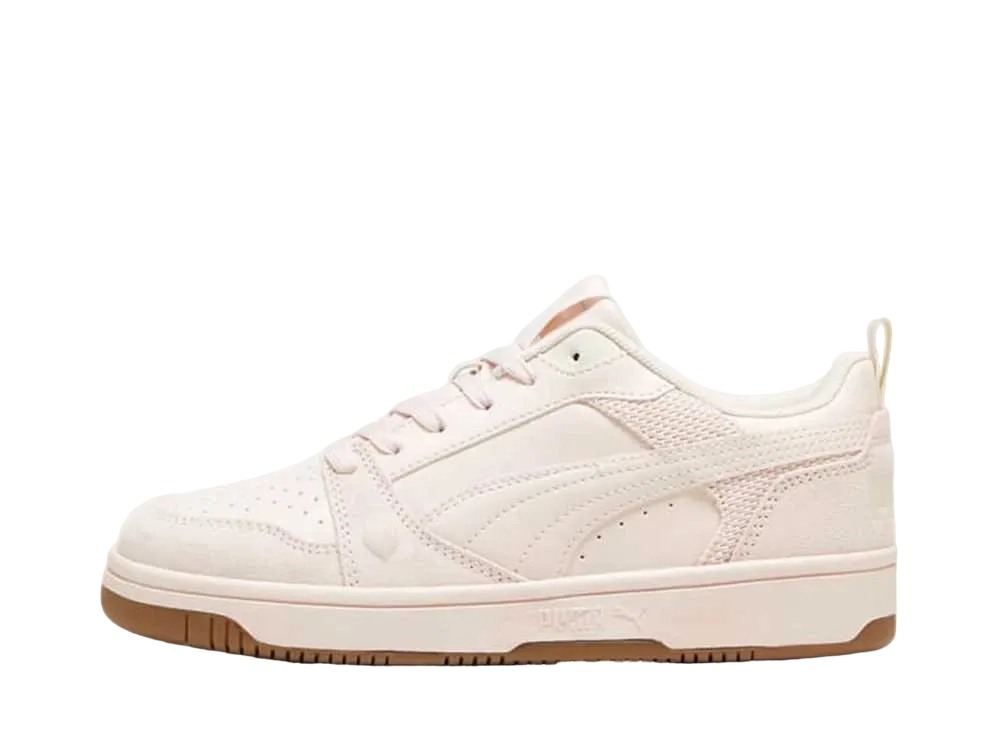 プーマ ウィメンズ リバウンド V6 ロー "アイランドピンク/アルパインスノー"