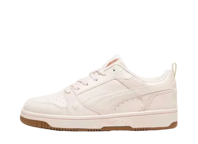 Puma Women's Rebound V6 Low "Island Pink/Alpine Snow"