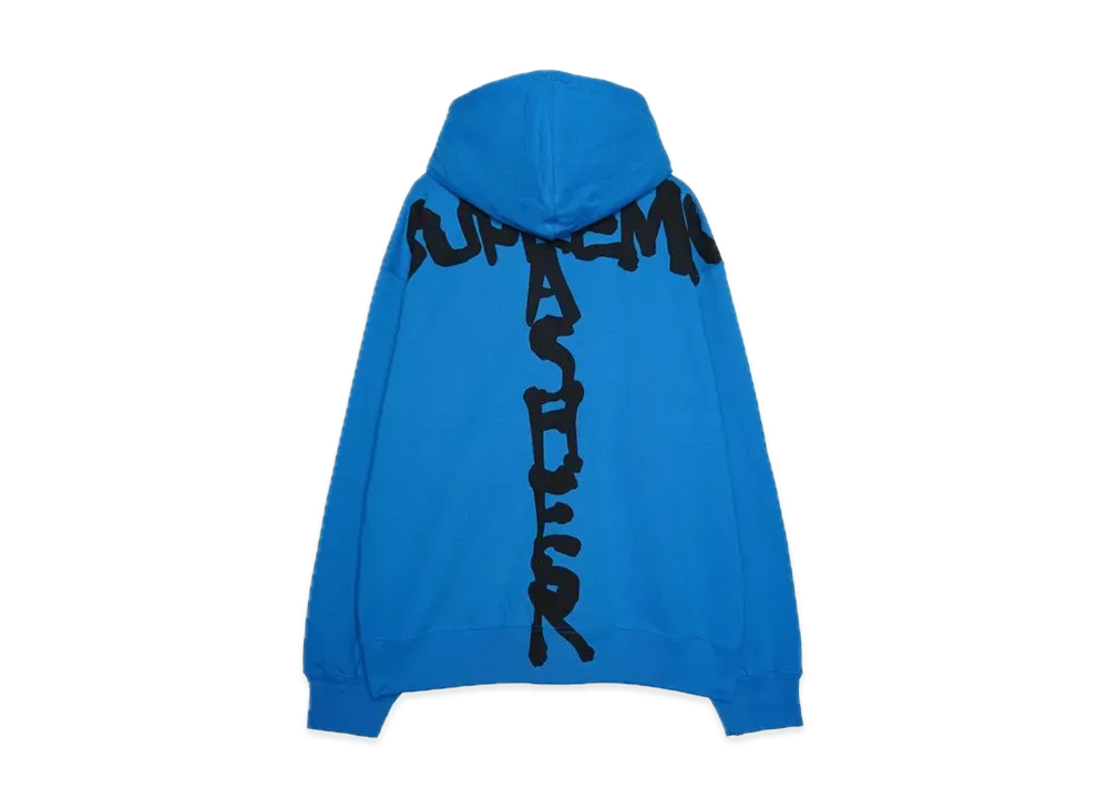 Supreme x Thrasher Zip Up Hooded Sweatshirt "Bright Blue"