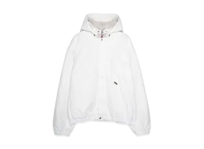 Supreme Faux Shearling Lined Bomber Jacket "White"