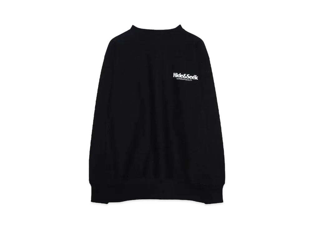 Hide and Seek Logo Sweat Shirt(24aw) "BLACK"