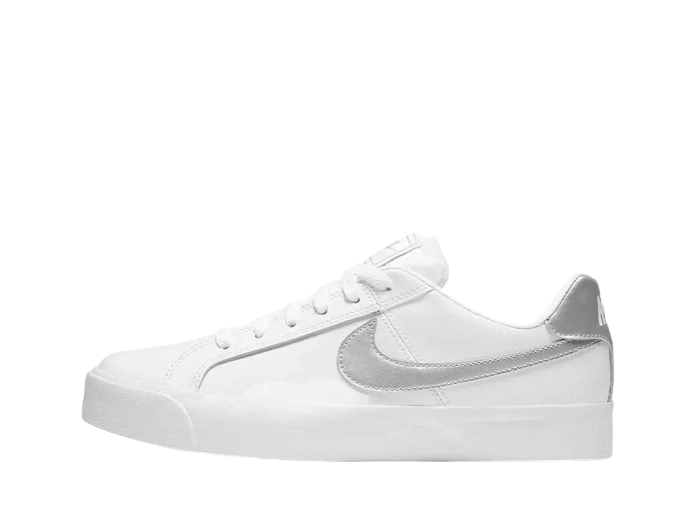 Nike Women's Court Royale AC "White/Metallic Silver"