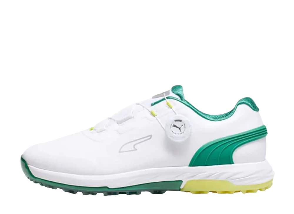Puma Golf Alphacat Nitro Disc "Puma White/Archive Green/Yellow Burst"