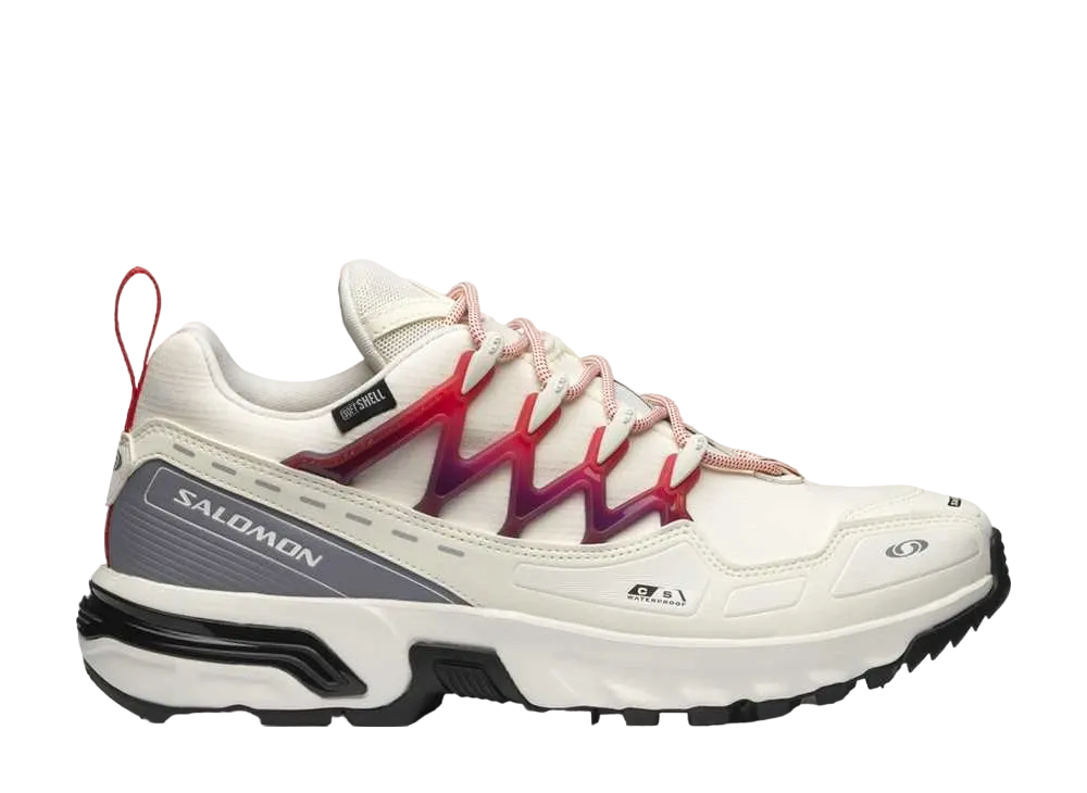 Salomon ACS + Climasalomon Waterproof "Vanilla Ice/Quicksilver/High Risk Red"
