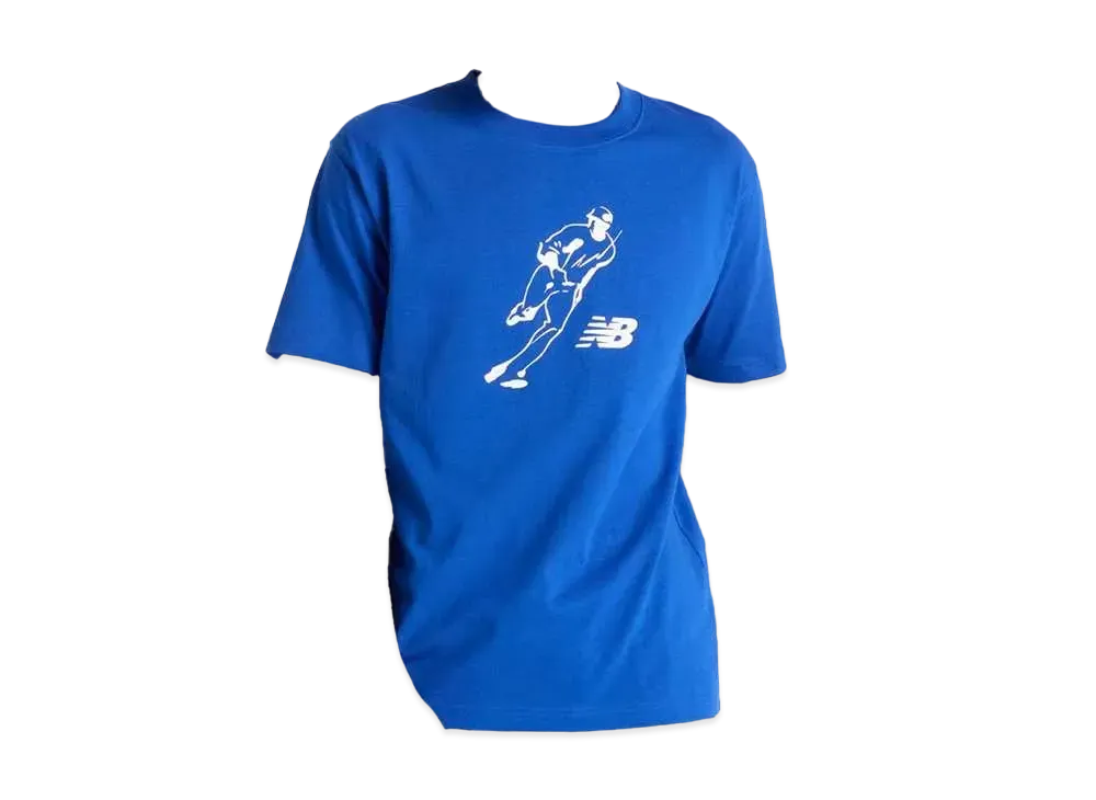 New Balance x Shohei Ohtani Heavyweight Cotton Short Sleeve T-Shirt "Blue"