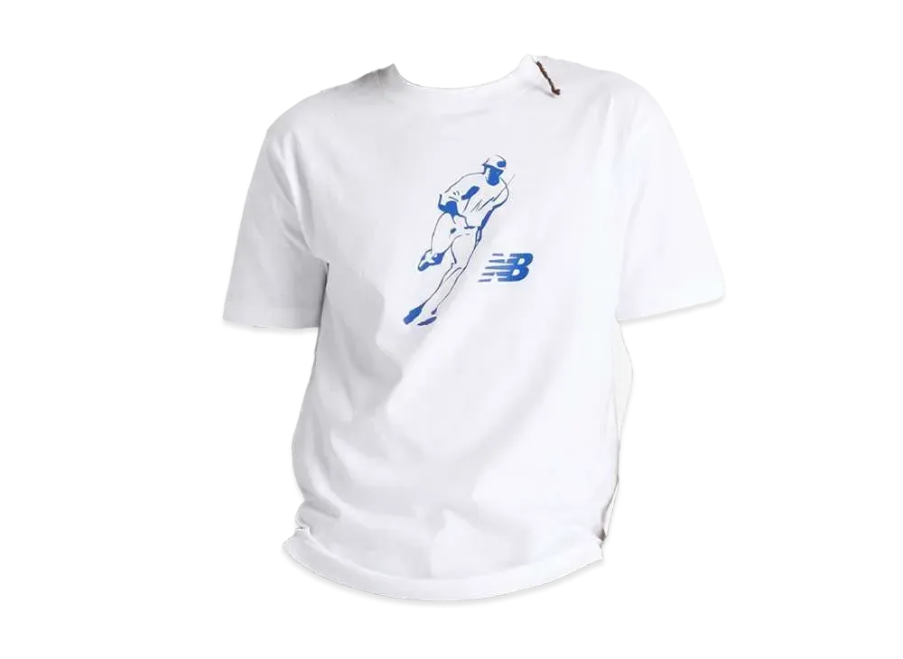 New Balance x Shohei Ohtani Heavyweight Cotton Short Sleeve T-Shirt "White/Blue"