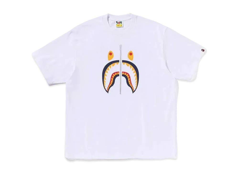 A BATHING APE Shark Tee JAPAN EX "White"