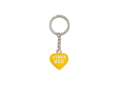 HUMAN MADE Heart Rubber Key Chain "Yellow"