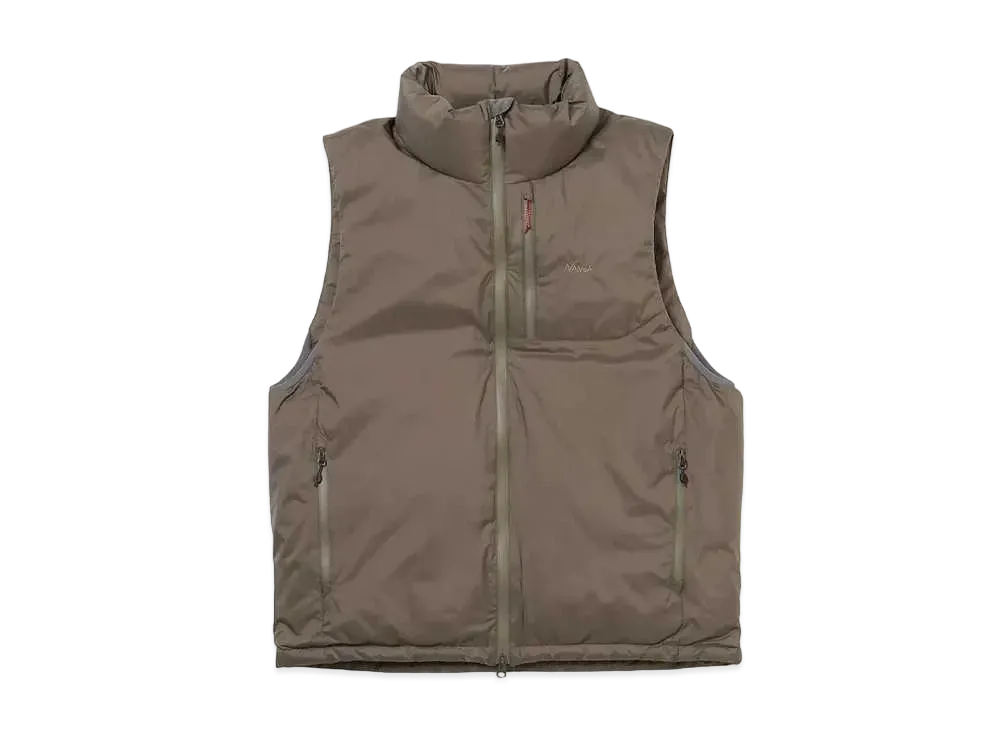 NANGA Aurora Tex Stand Collar Down Vest(Men) "M.Gry"