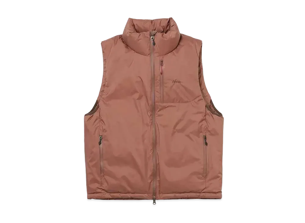 NANGA Aurora Tex Stand Collar Down Vest(Men) "M.Brown"