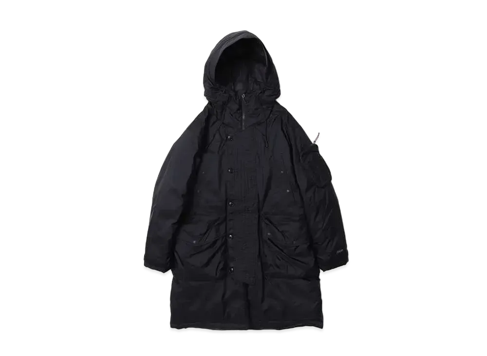 NANGA Aurora Tex Down Field Half Coat(Men) "Blk"