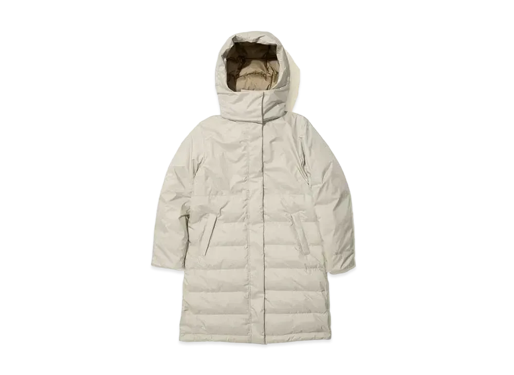 NANGA Aurora Tex Down Half Coat W(Women) "Ivory"