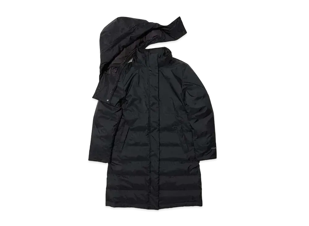 NANGA Women's Aurora Tex Down Half Coat "Blk"