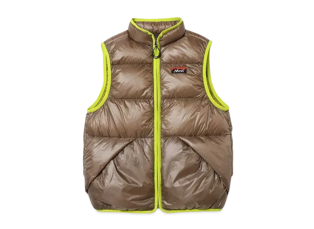 NANGA Light Weight Playland Kids Down Vest(Kids) "Mocha"